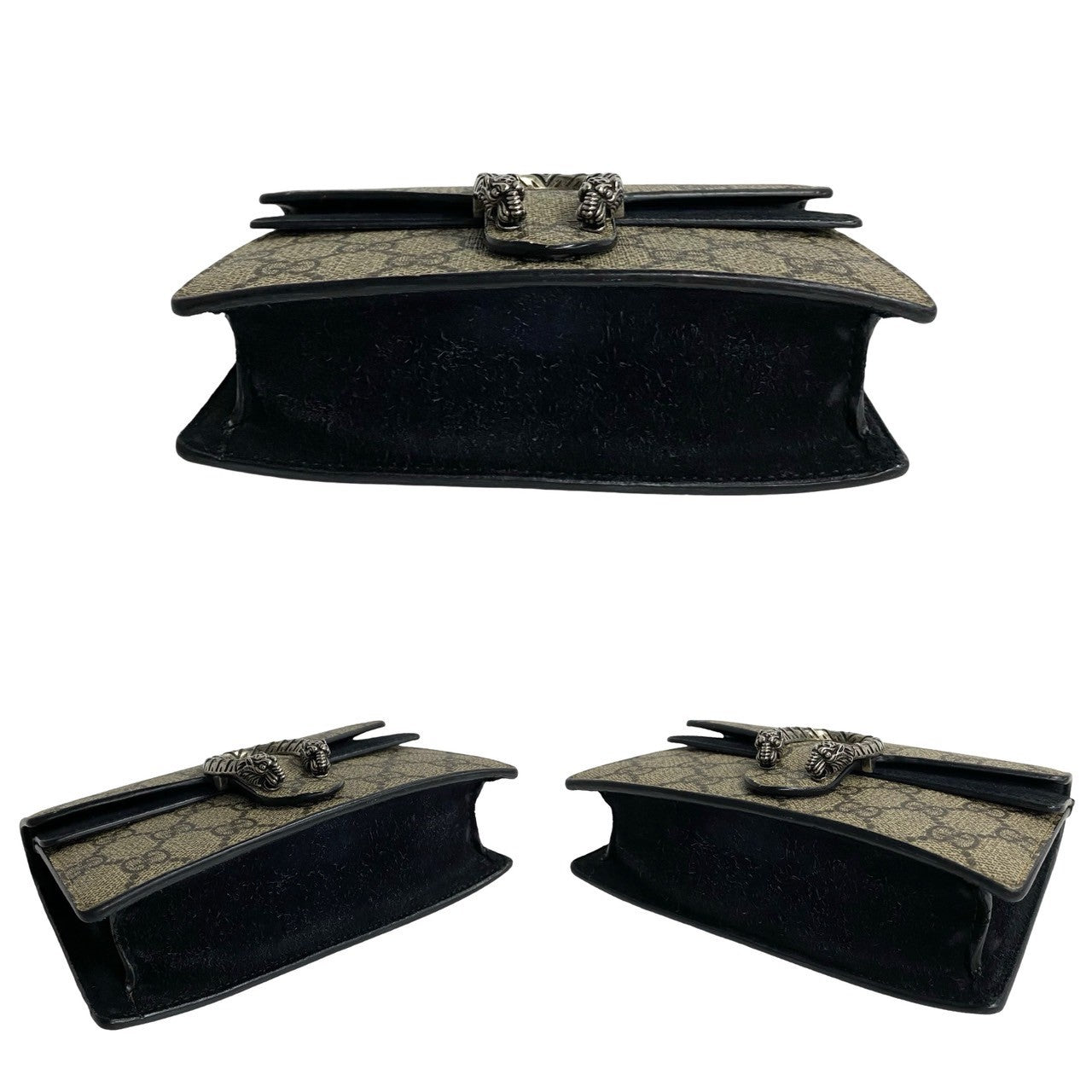 GUCCI Shoulder Bag leather Brown Dionysus Super Mini Bag