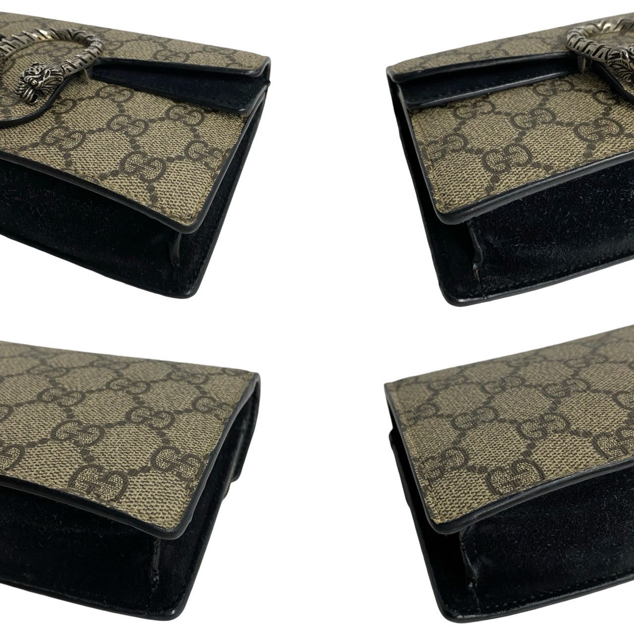 GUCCI Shoulder Bag leather Brown Dionysus Super Mini Bag
