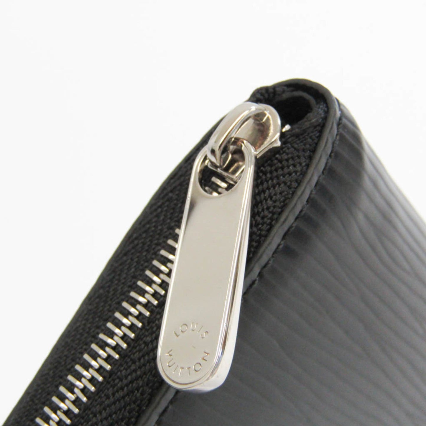 Louis Vuitton Black Leather Porte monnaie Zippy wallet accessories