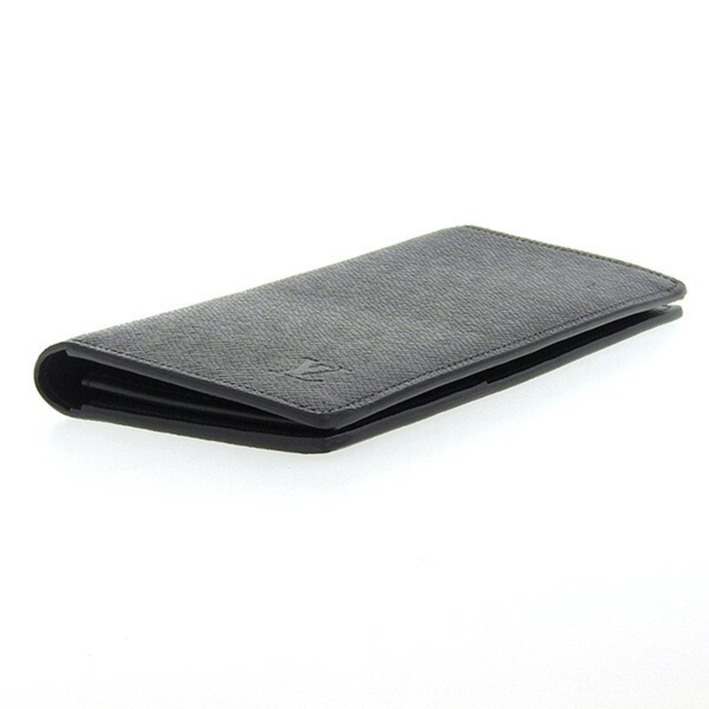 Louis Vuitton Black Leather Portefeuille Brazza wallet accessories