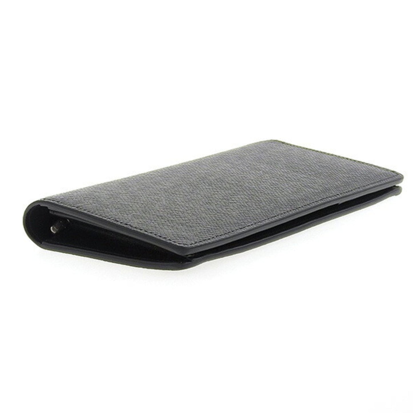 Louis Vuitton Black Leather Portefeuille Brazza wallet accessories
