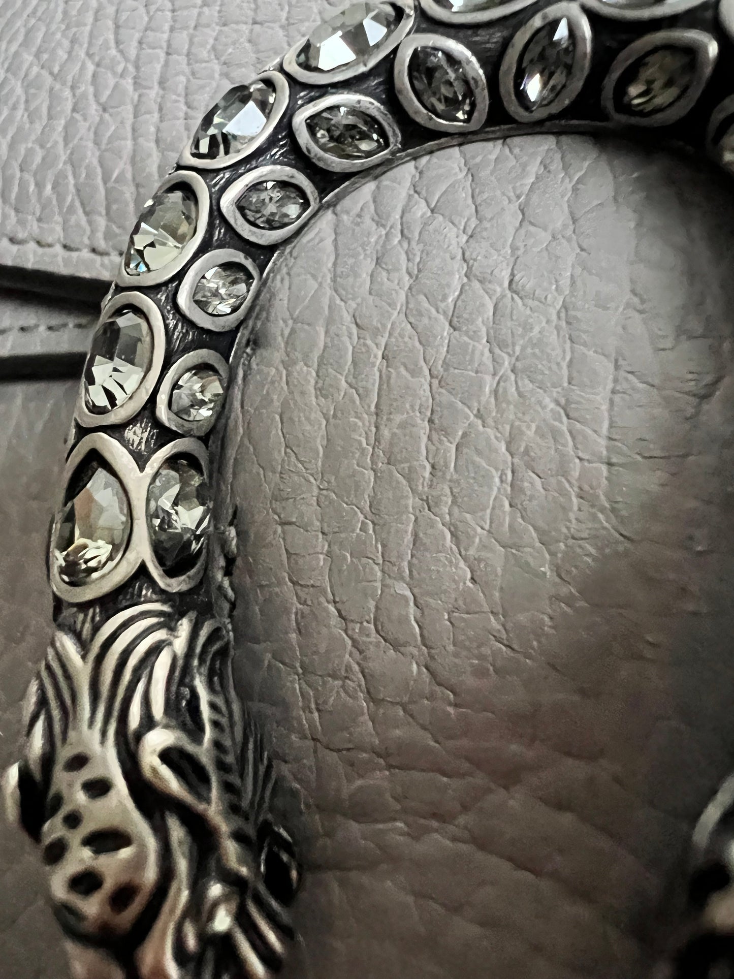 Gucci Dionysus GG Grey Super Mini Shoulder Bag (RRP £985)