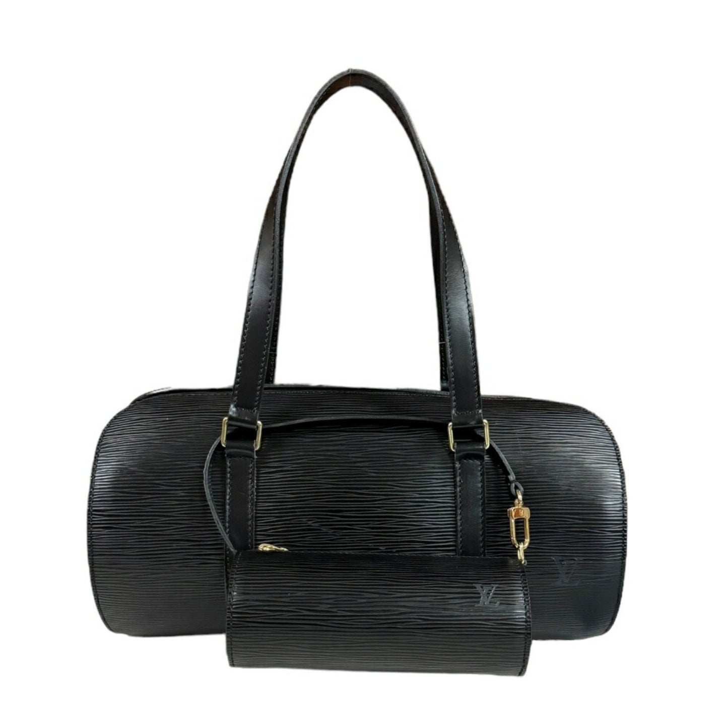 Louis Vuitton Epi  Noir Epi Leather Handbag