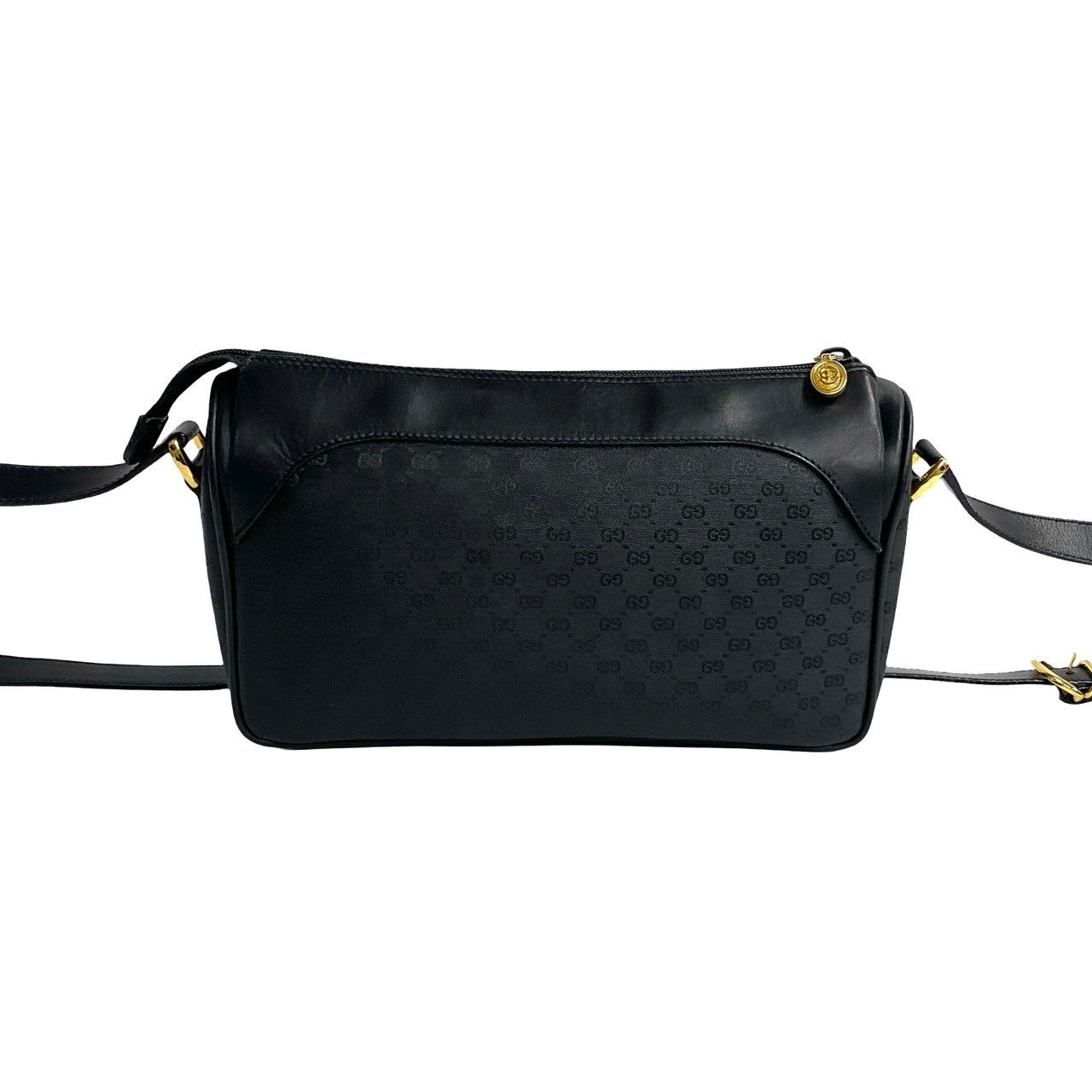 GUCCI Shoulder Bag leather black