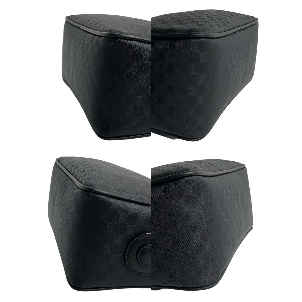 GUCCI Shoulder Bag leather black