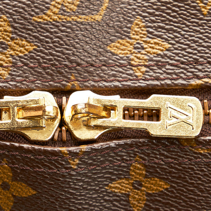 Louis Vuitton Brown Canvas Keepall Bandouli√®re 60 travel bag