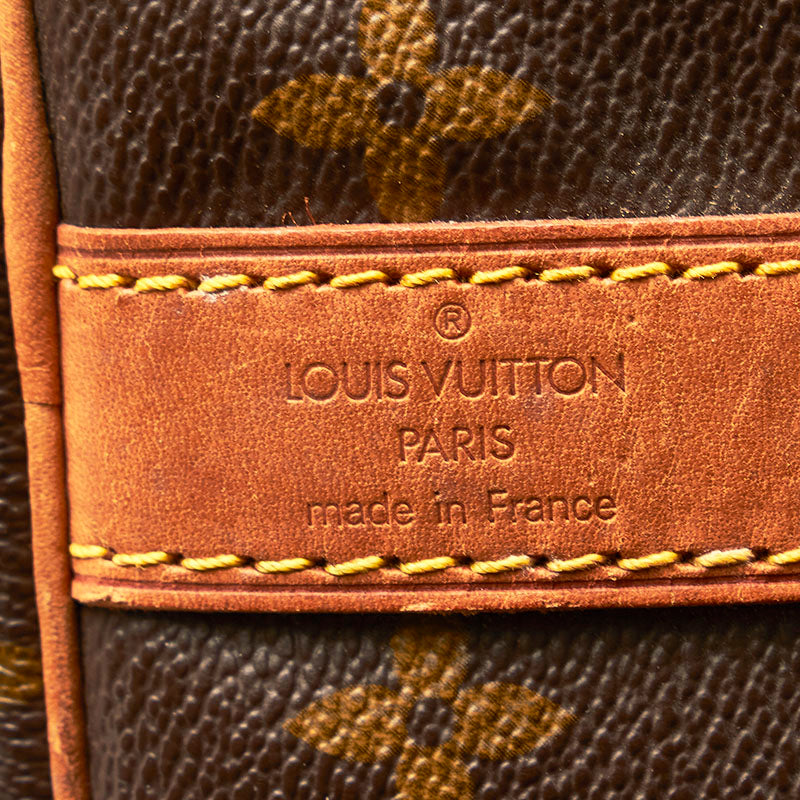 Louis Vuitton Brown Canvas Keepall Bandouli√®re 60 travel bag