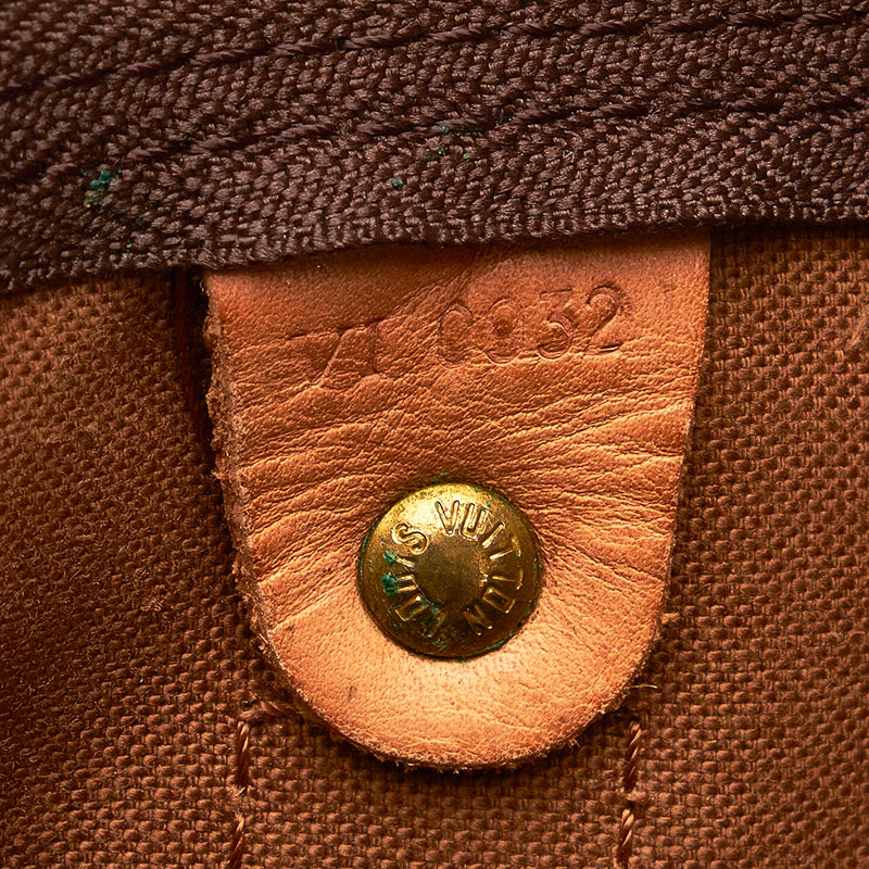 Louis Vuitton Brown Canvas Keepall Bandouli√®re 60 travel bag