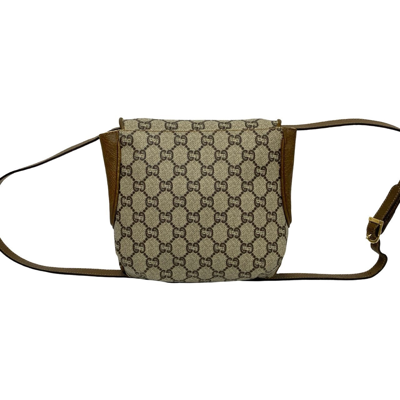 GUCCI Shoulder Bag leather Brown