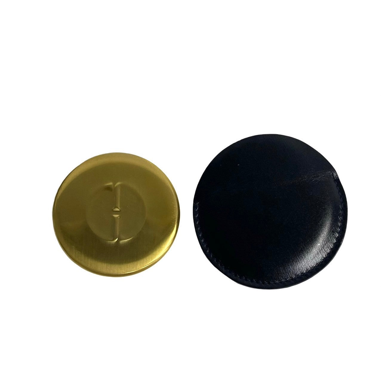 GUCCI Handbag Calfskin Navy Bamboo