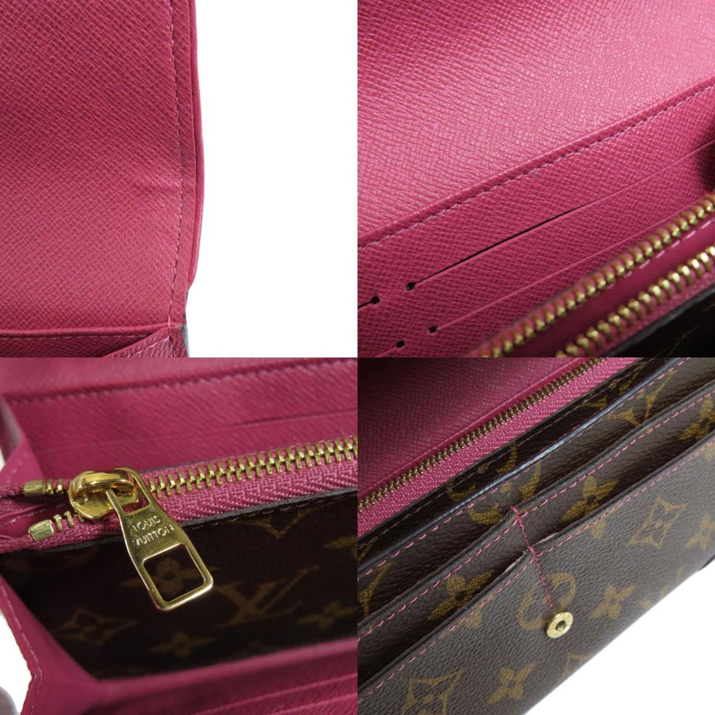 Louis Vuitton Brown Canvas Sarah wallet accessories
