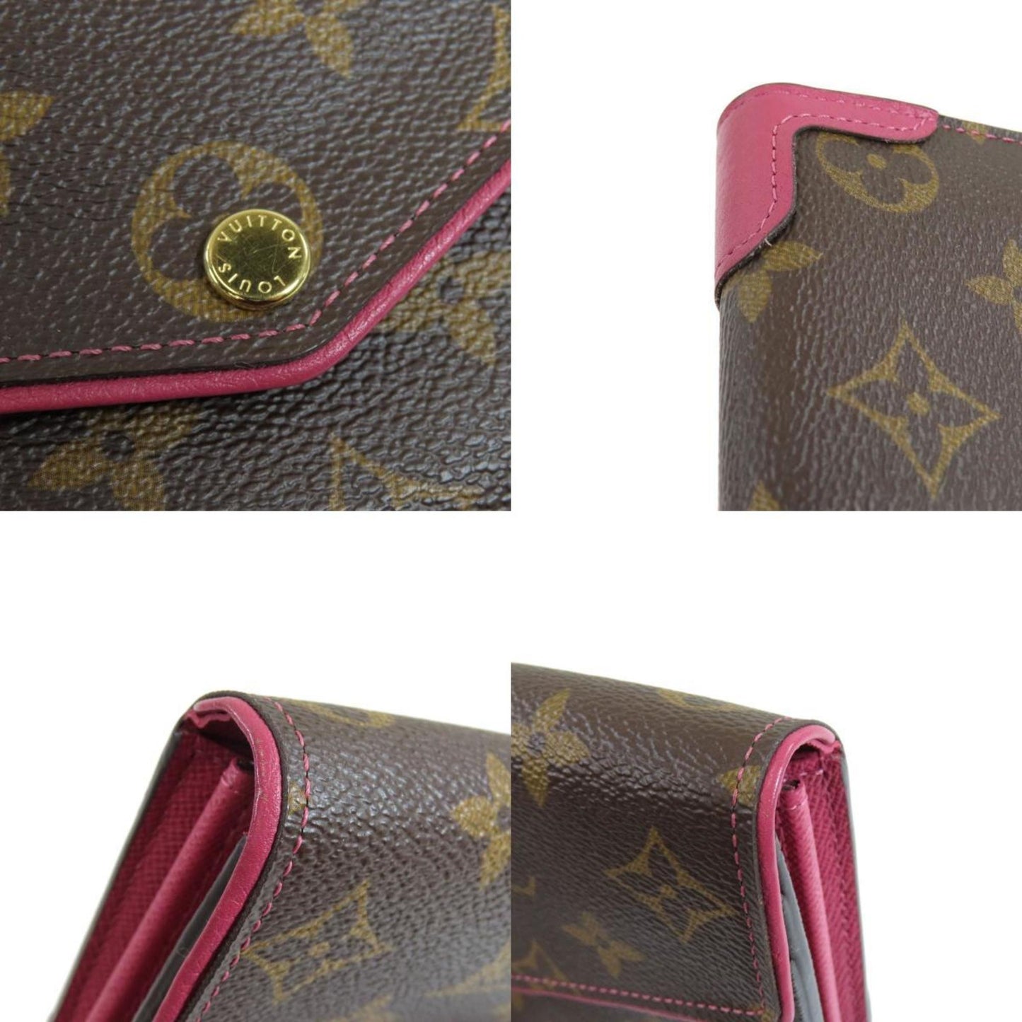 Louis Vuitton Brown Canvas Sarah wallet accessories