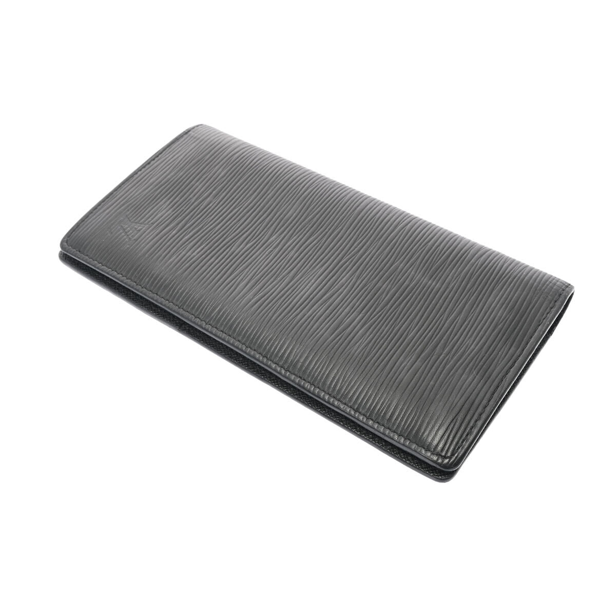 Louis Vuitton Black Leather Portefeuille Brazza wallet accessories