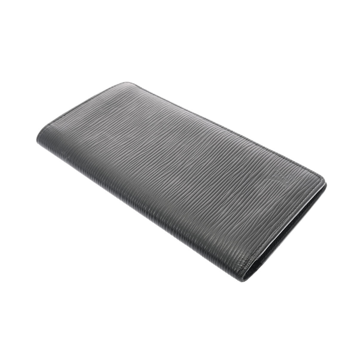 Louis Vuitton Black Leather Portefeuille Brazza wallet accessories