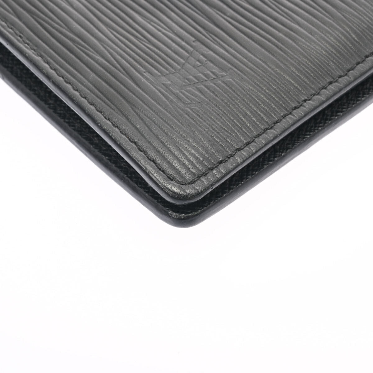 Louis Vuitton Black Leather Portefeuille Brazza wallet accessories
