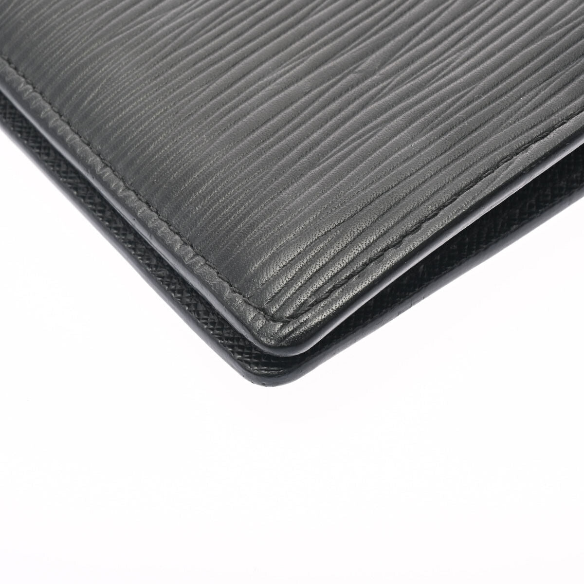 Louis Vuitton Black Leather Portefeuille Brazza wallet accessories
