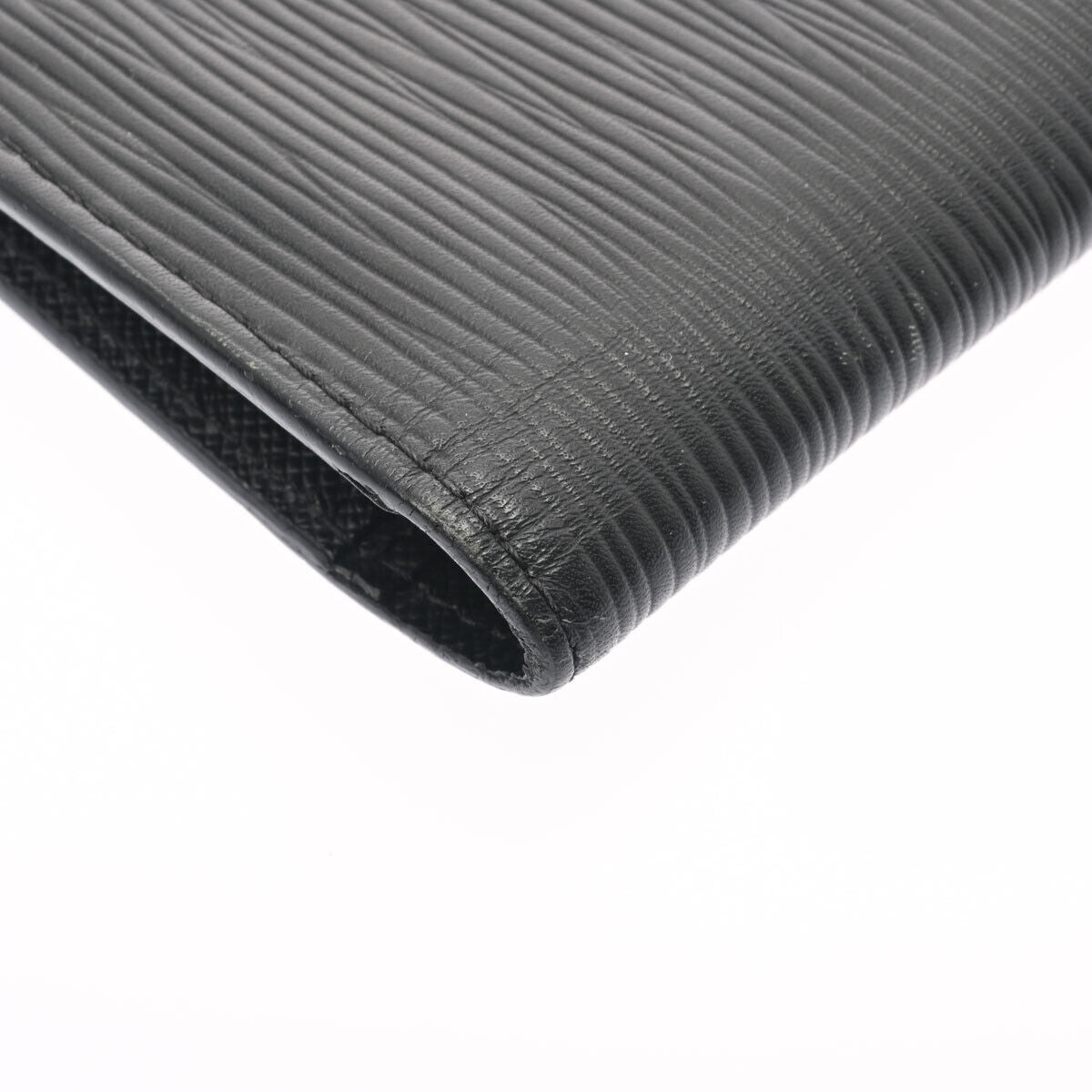 Louis Vuitton Black Leather Portefeuille Brazza wallet accessories