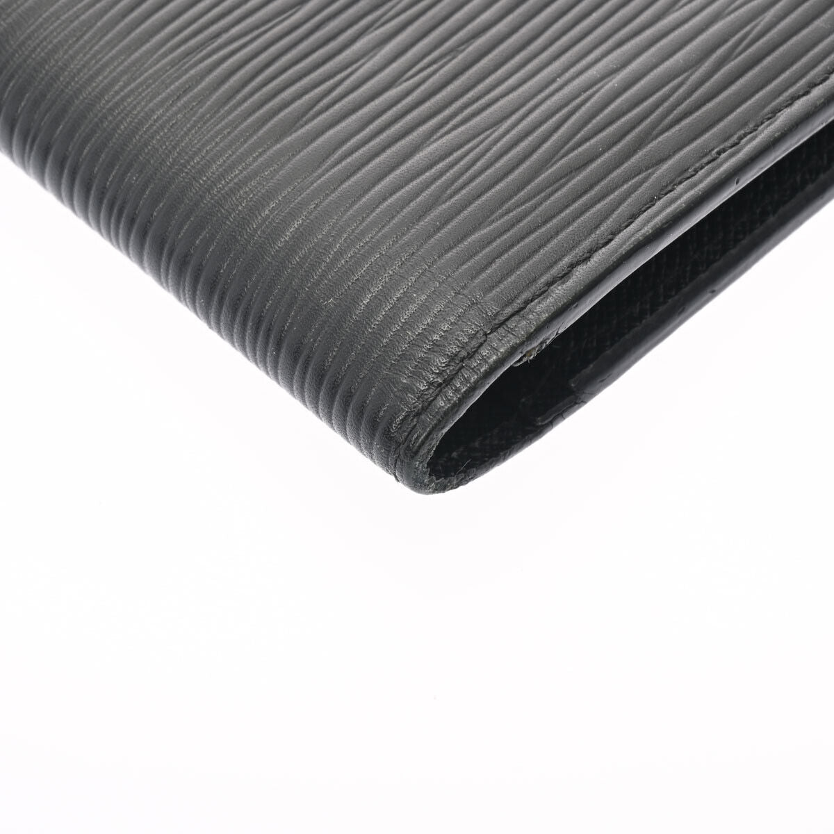 Louis Vuitton Black Leather Portefeuille Brazza wallet accessories