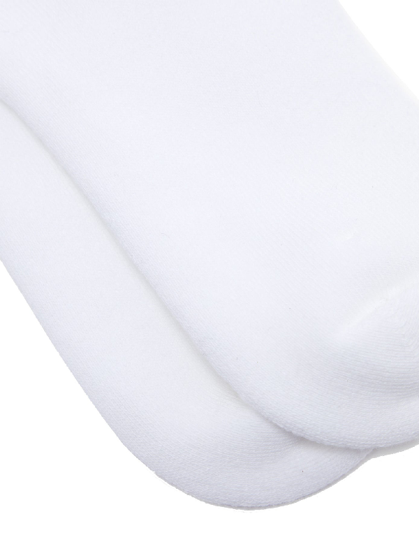 Gucci Rose-embroidered Cotton Ankle Socks in White and Green