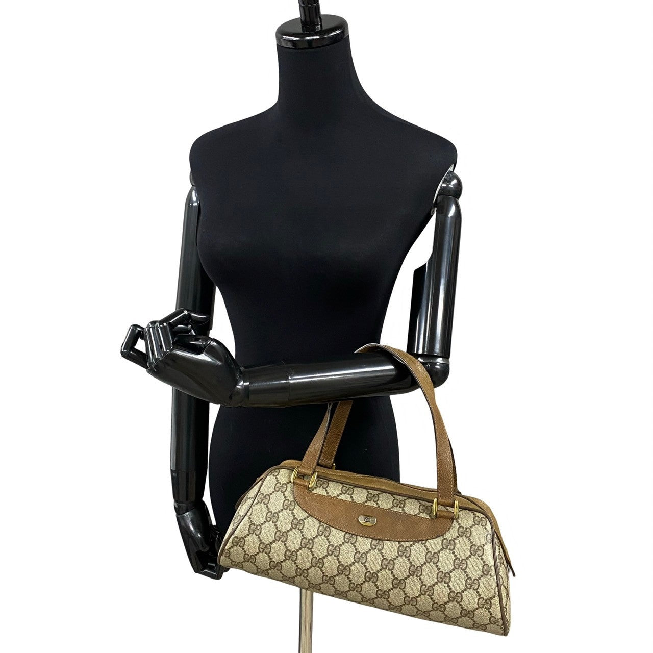 GUCCI Handbag leather Brown