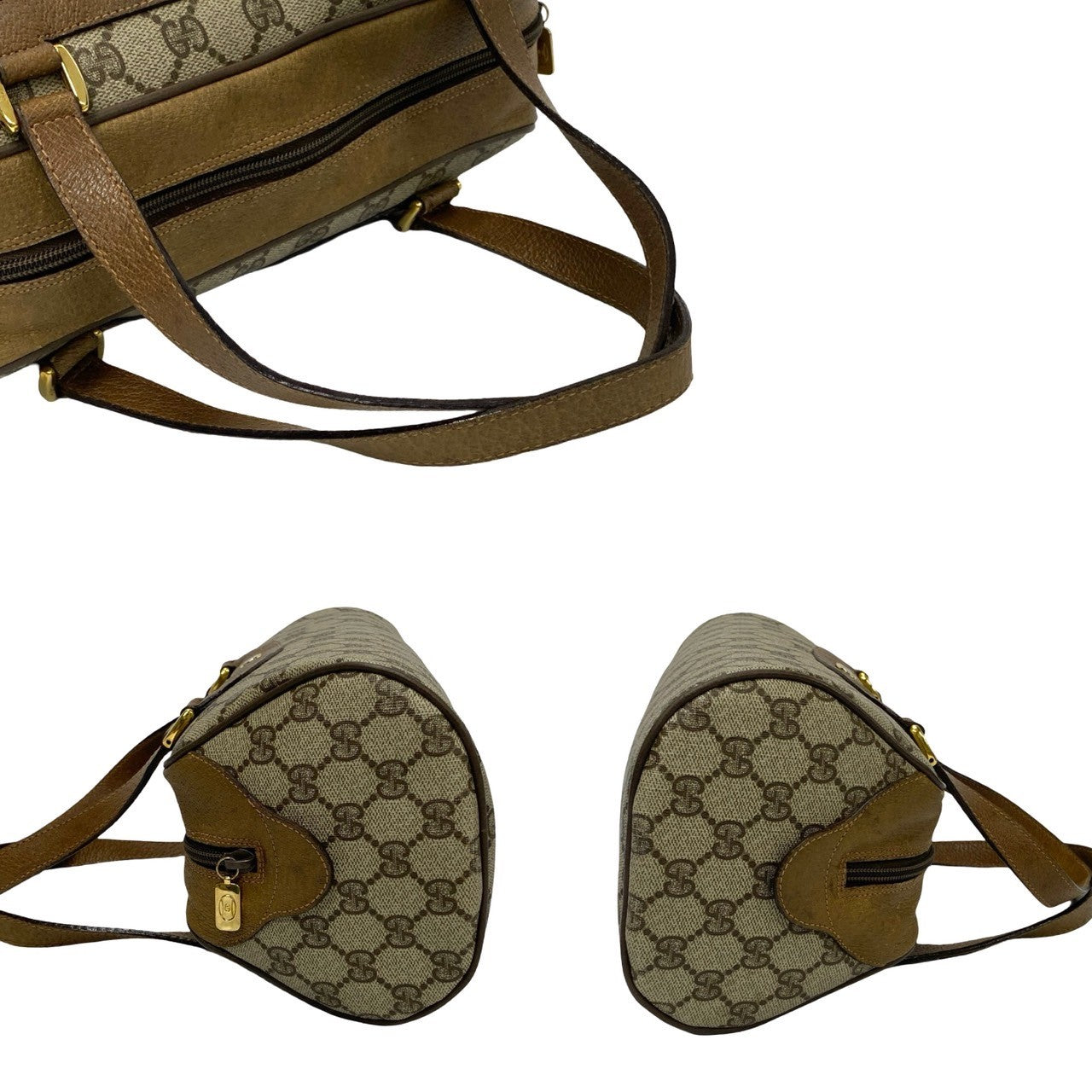 GUCCI Handbag leather Brown
