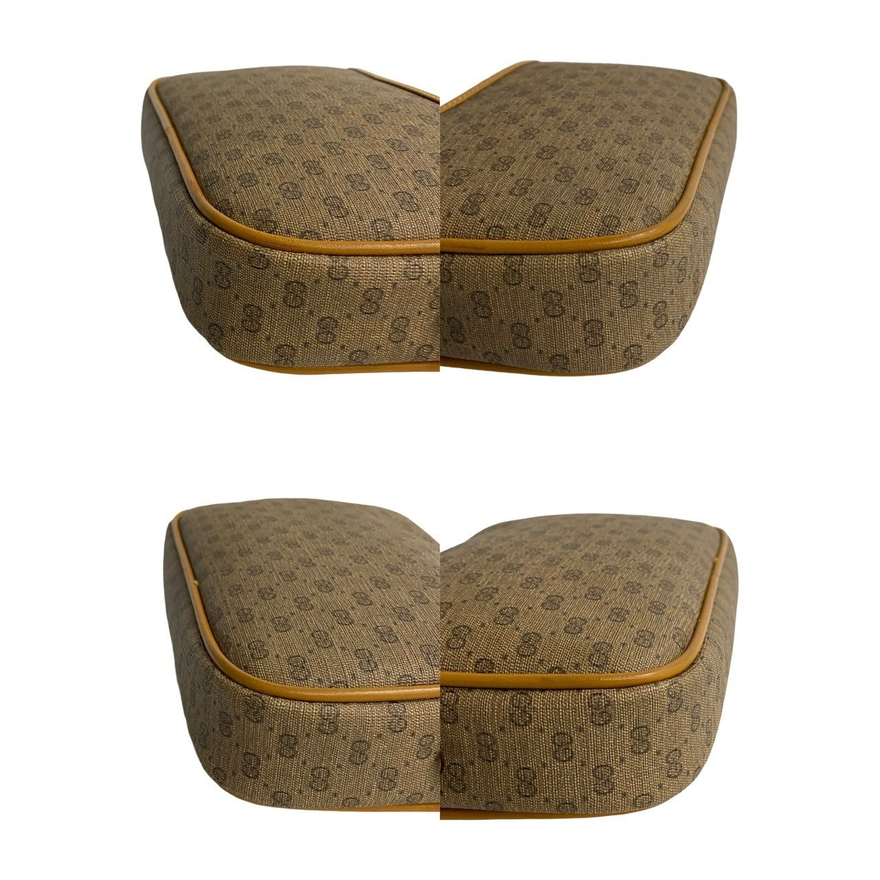 GUCCI Shoulder Bag leather Brown