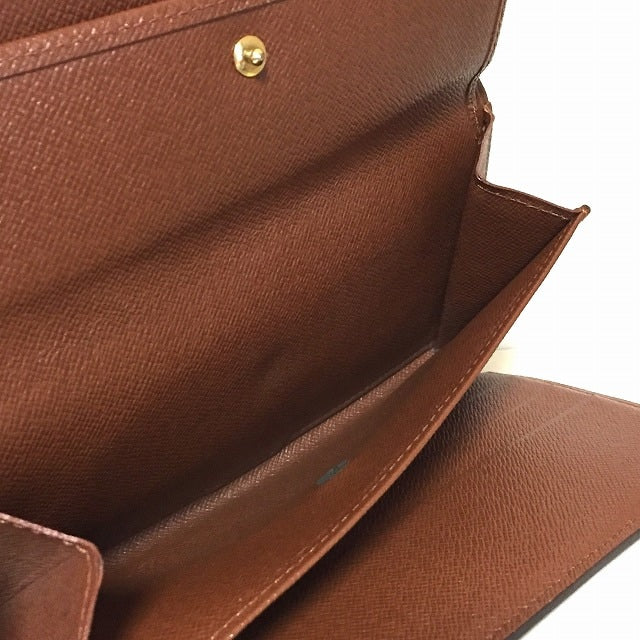 Louis Vuitton Brown Canvas Tresor wallet accessories