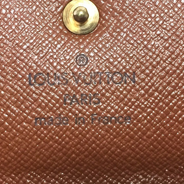 Louis Vuitton Brown Canvas Tresor wallet accessories