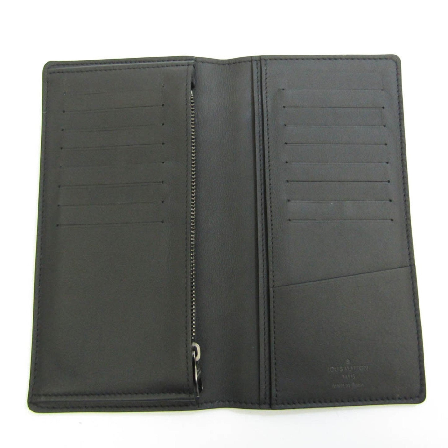 Louis Vuitton Black Canvas Brazza wallet accessories