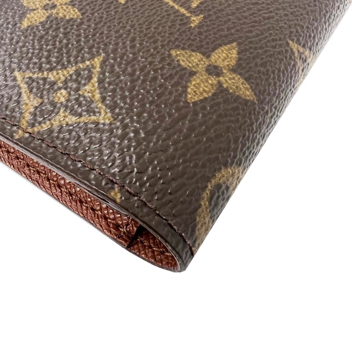 Louis Vuitton Brown Canvas Card case wallet accessories