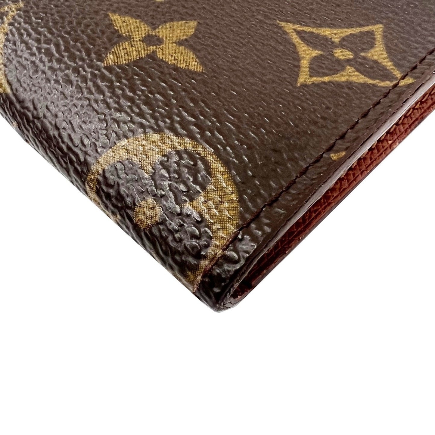 Louis Vuitton Brown Canvas Card case wallet accessories
