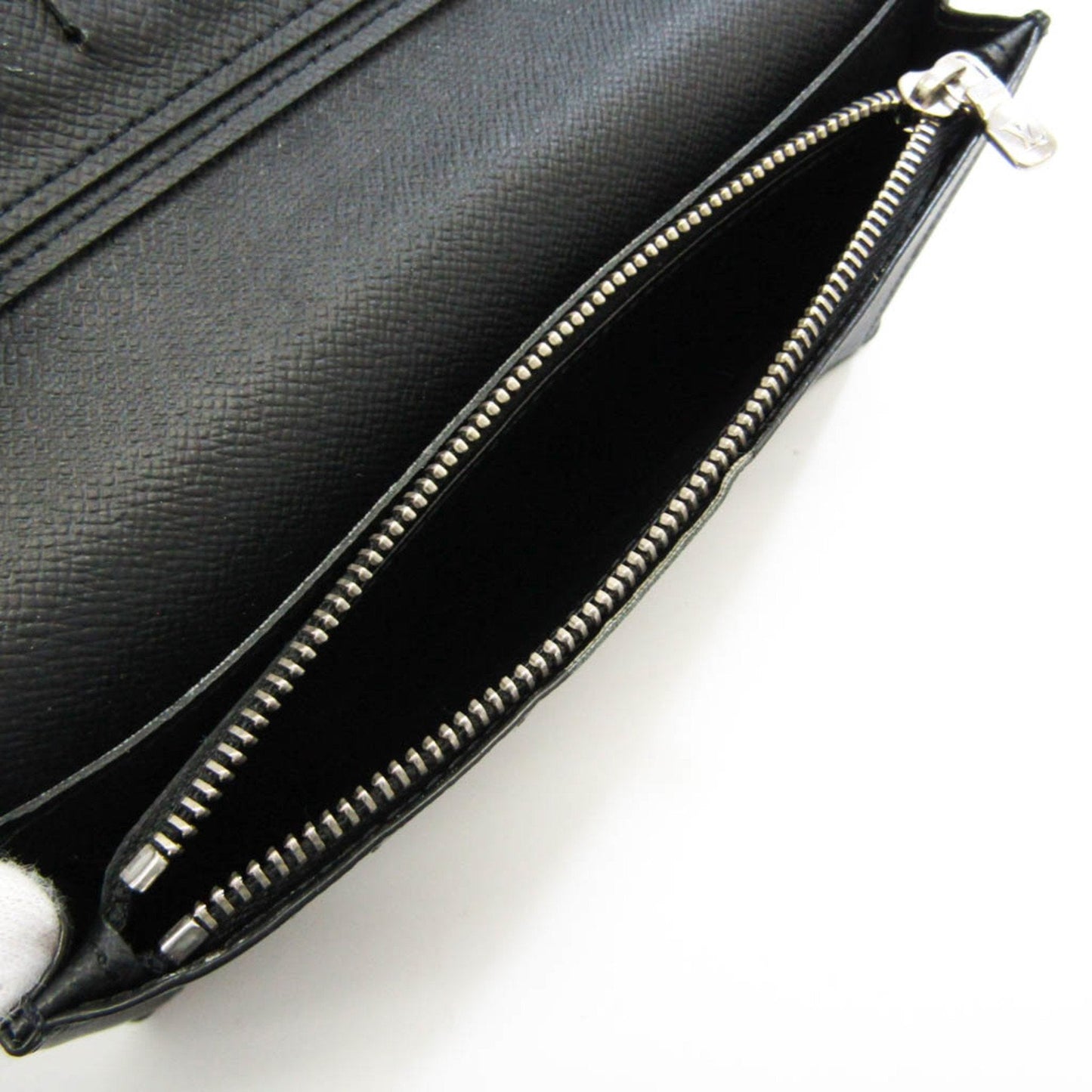 Louis Vuitton Black Leather Portefeuille Brazza wallet accessories