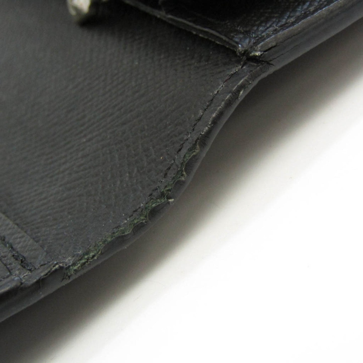 Louis Vuitton Black Leather Portefeuille Brazza wallet accessories