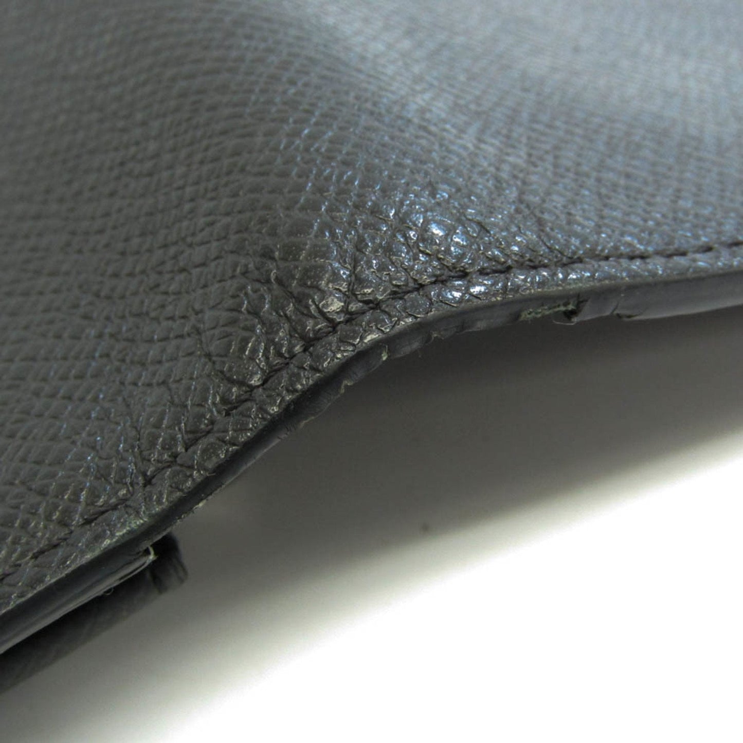 Louis Vuitton Black Leather Portefeuille Brazza wallet accessories