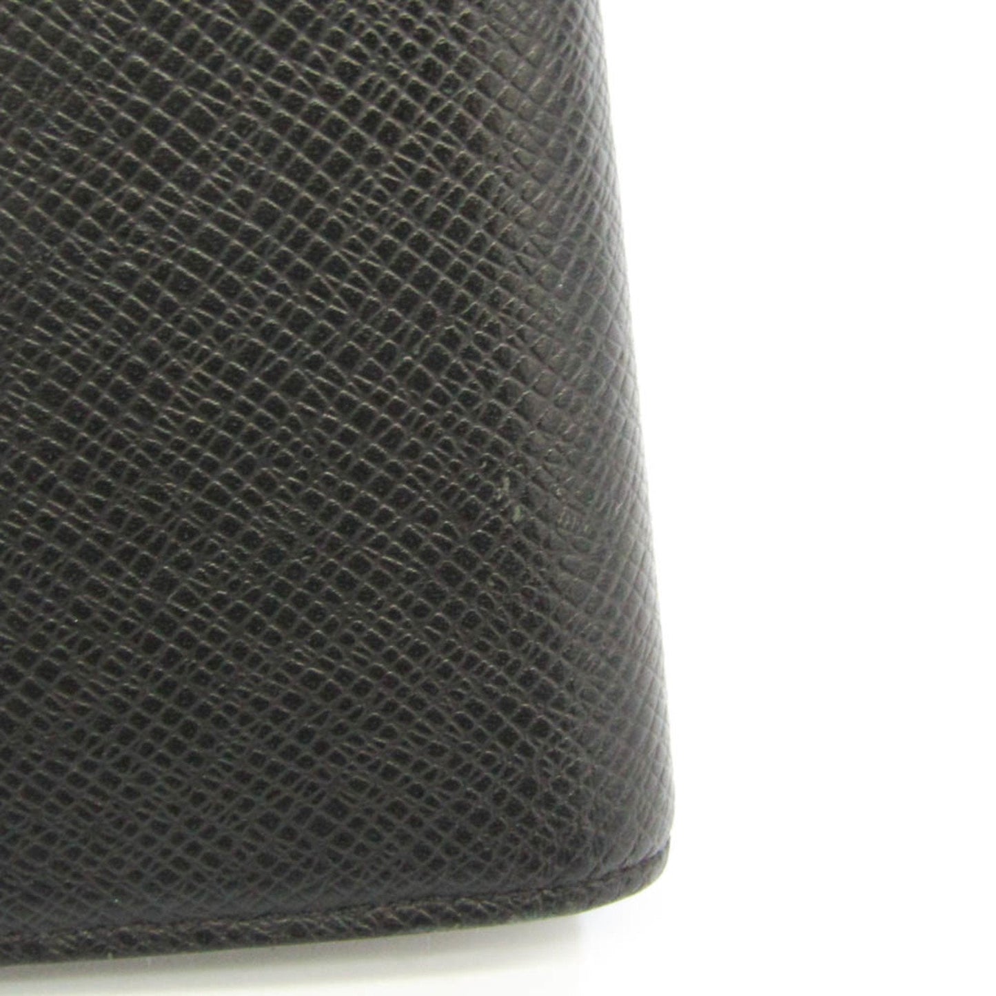 Louis Vuitton Black Leather Portefeuille Brazza wallet accessories