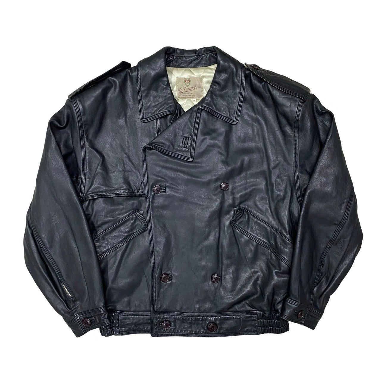 GUCCI Blouson leather black 48