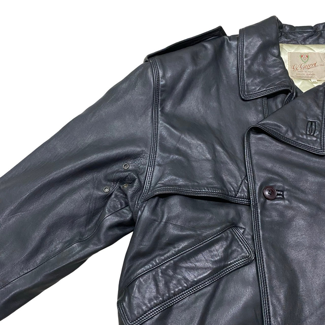 GUCCI Blouson leather black 48