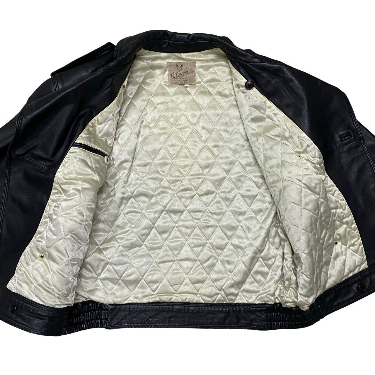 GUCCI Blouson leather black 48