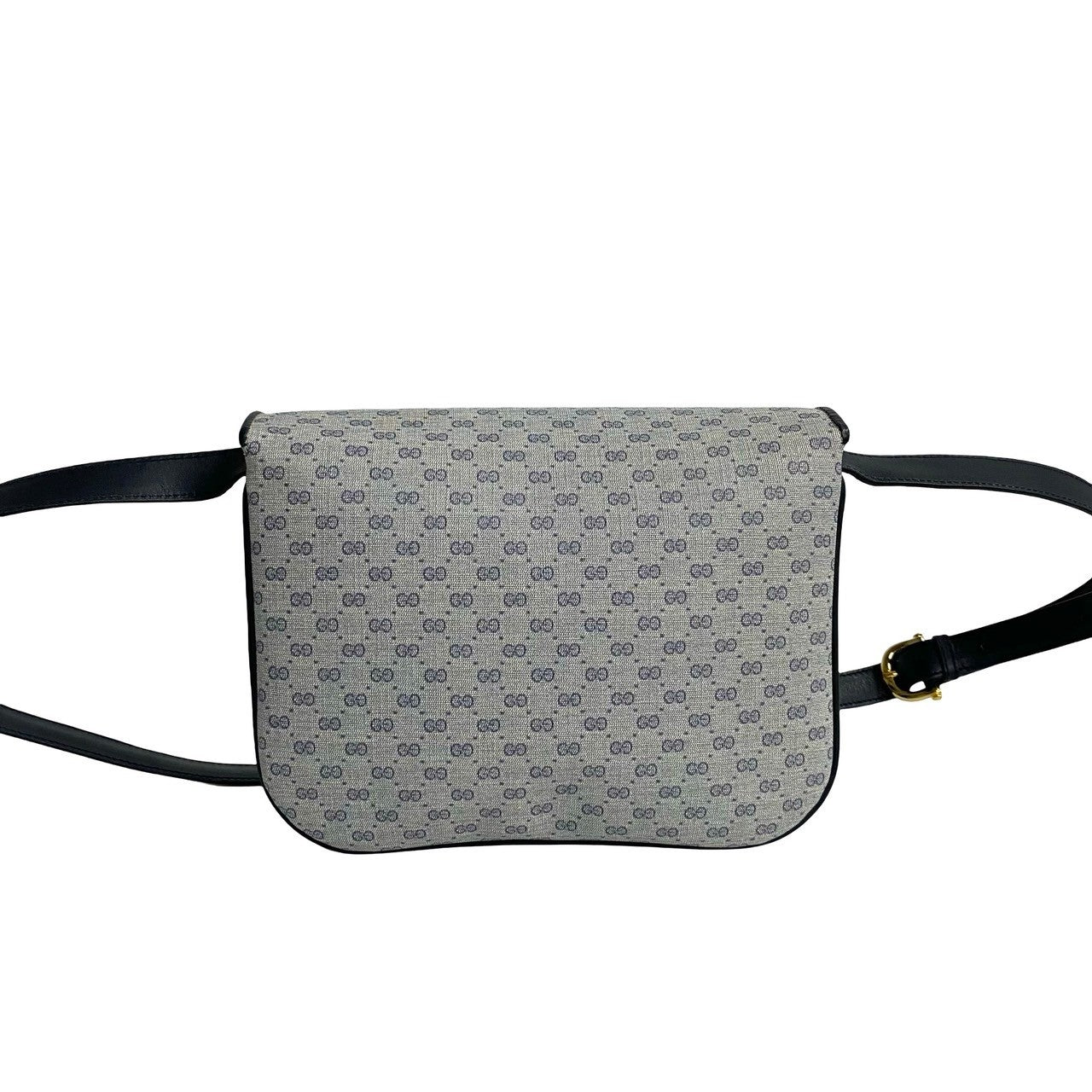 GUCCI Shoulder Bag leather Navy