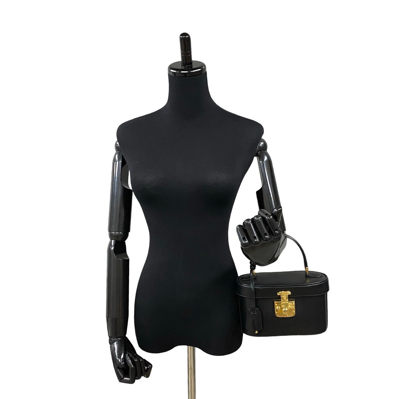 GUCCI Handbag leather black Ready lock