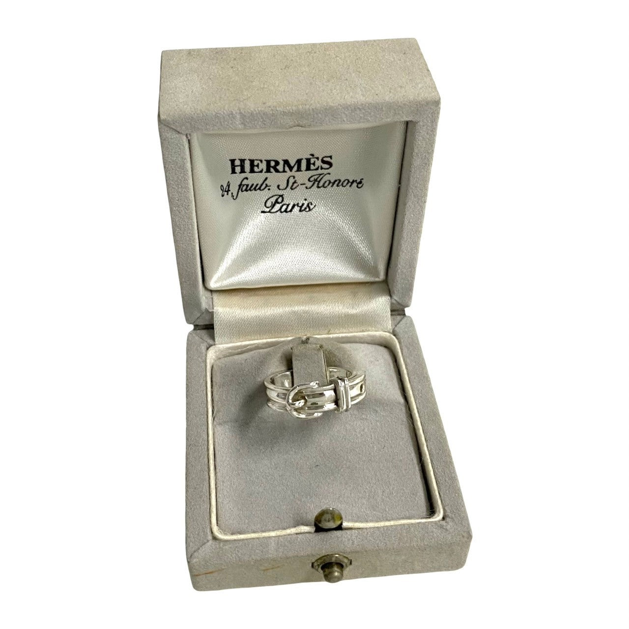 HERMES Ring Silver925 Silver Saintur