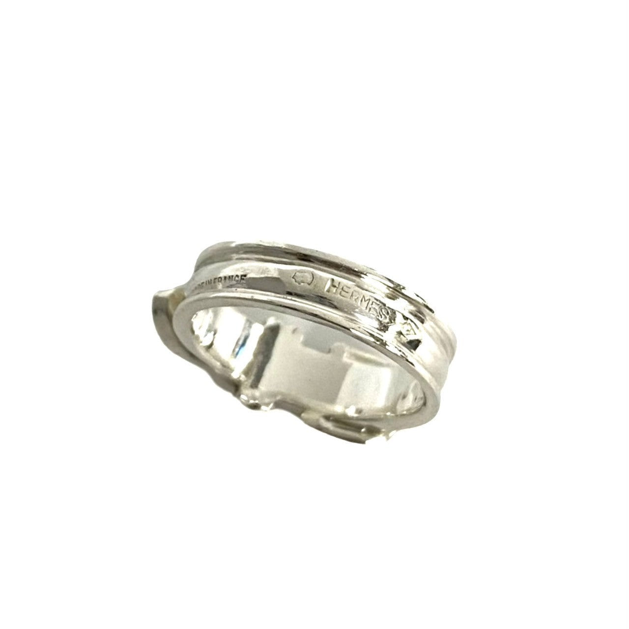 HERMES Ring Silver925 Silver Saintur