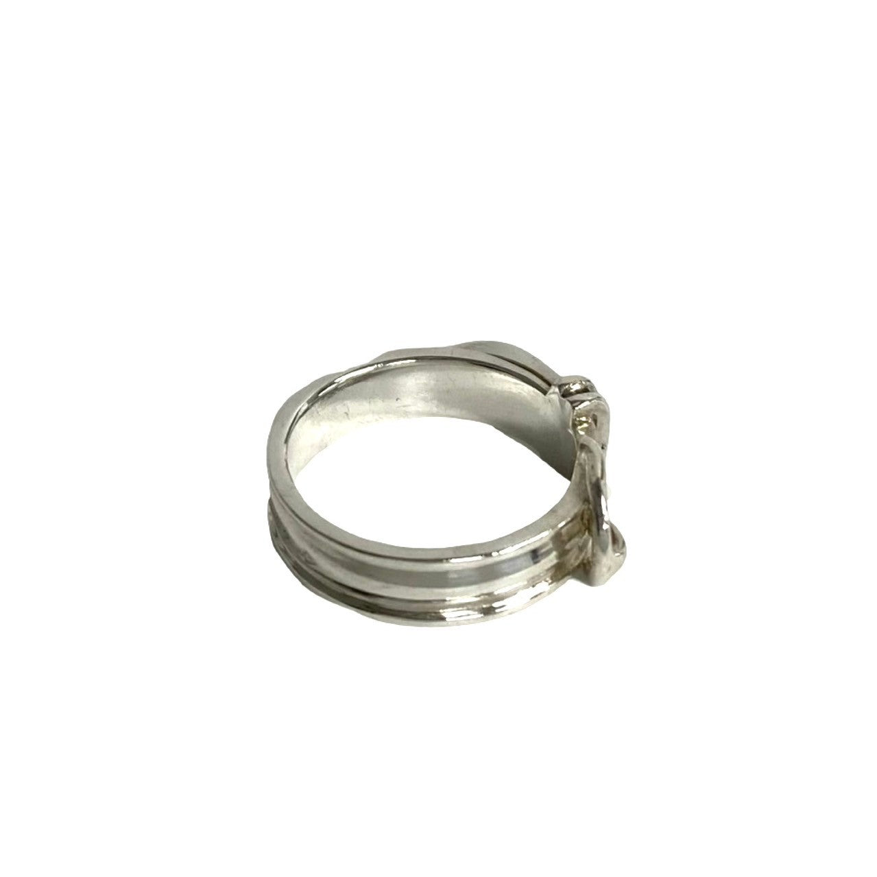 HERMES Ring Silver925 Silver Saintur