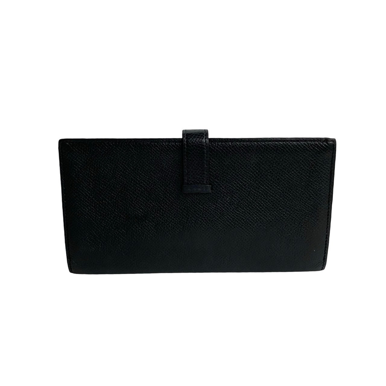 HERMES Long Wallet Purse Epsom black Beansufla