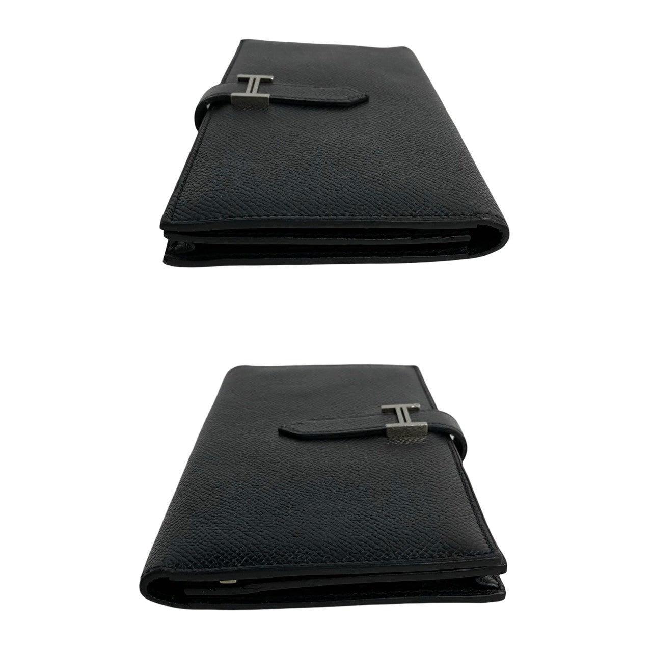 HERMES Long Wallet Purse Epsom black Beansufla