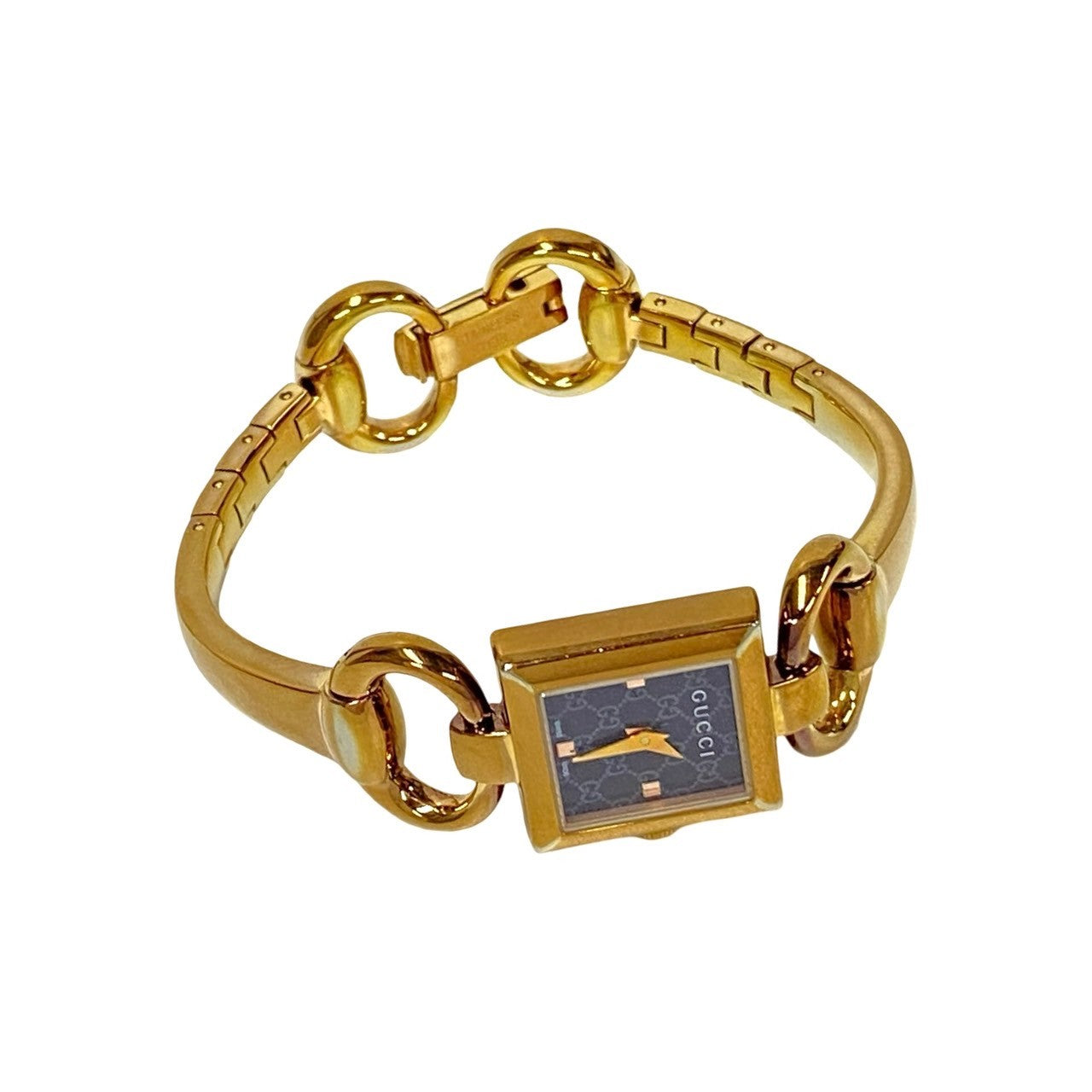 GUCCI Watches Stainless steel black Tornavoni gold dial