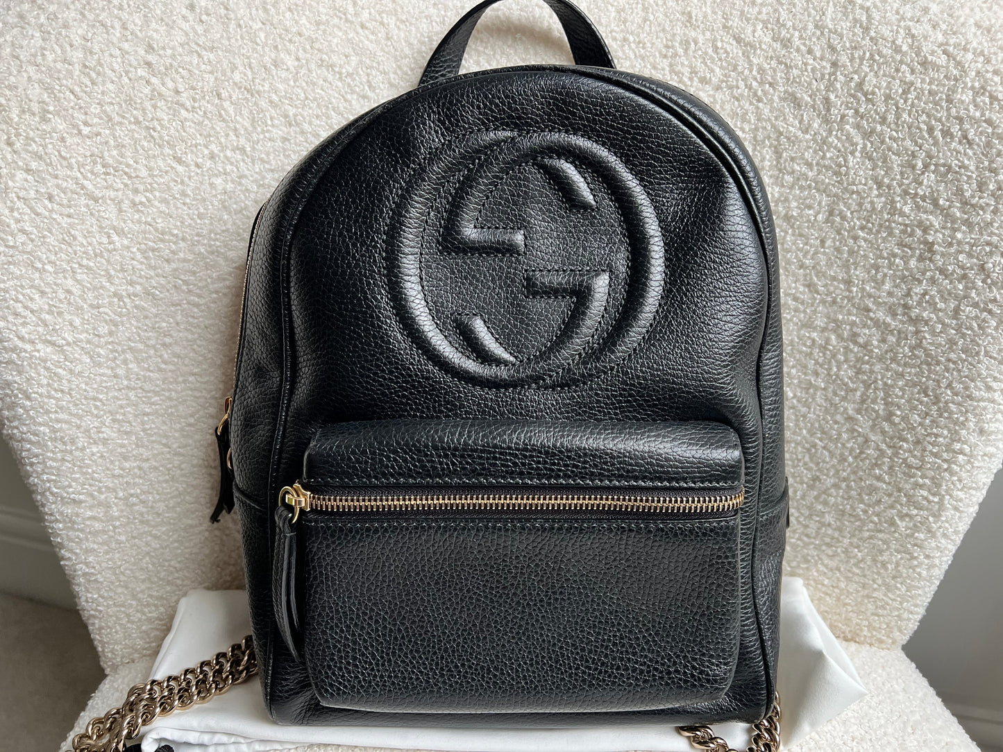 Gucci GG Black Soho Backpack