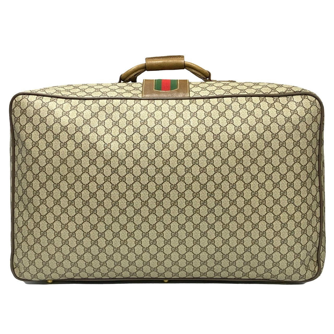 GUCCI Boston Duffel bag leather Brown Sherry line
