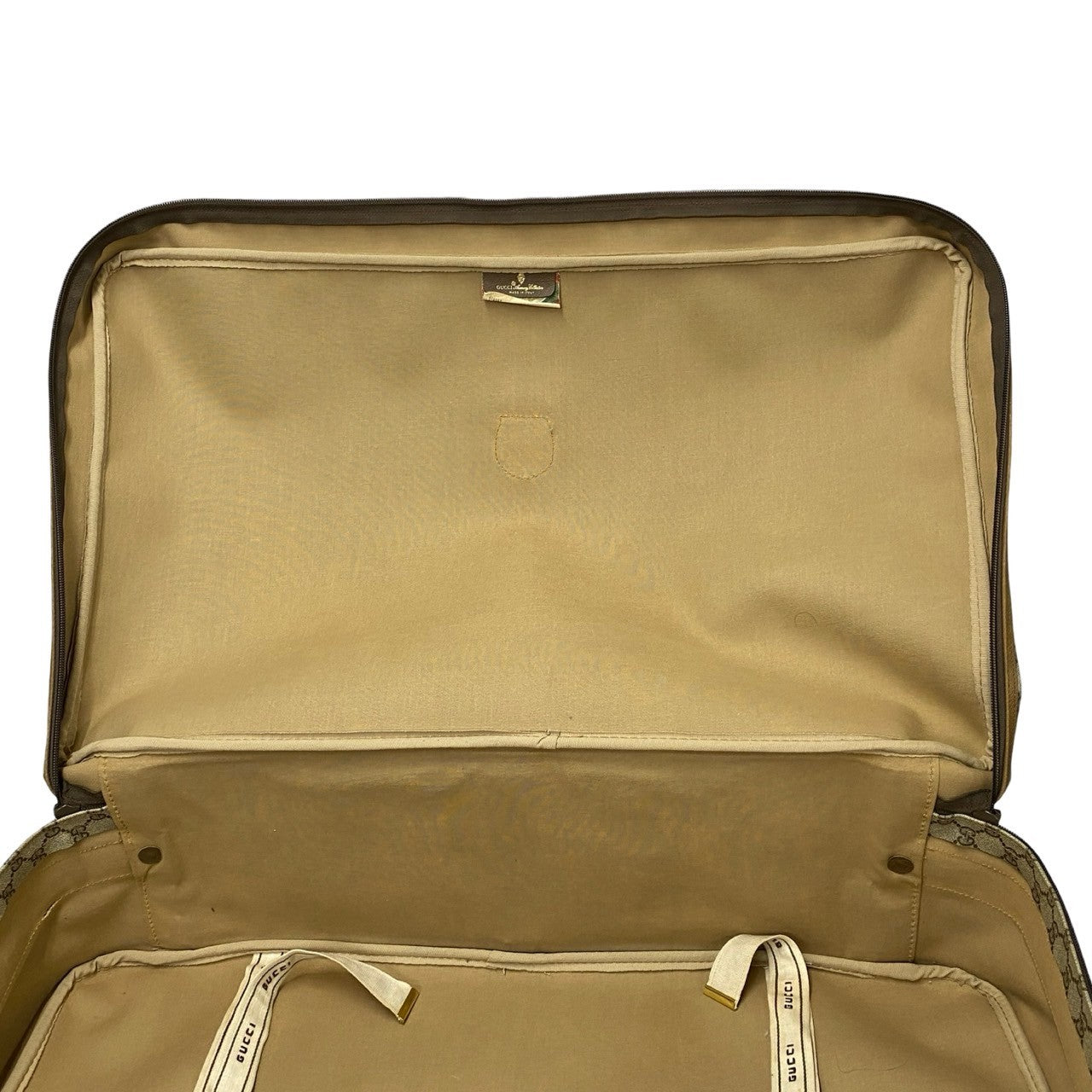 GUCCI Boston Duffel bag leather Brown Sherry line