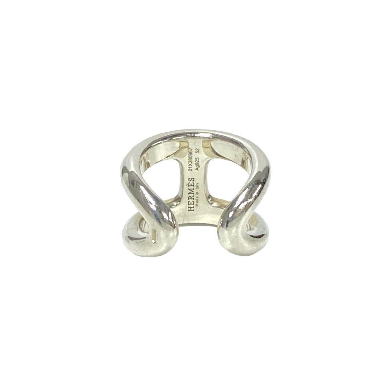 HERMES Ring Silver925 Silver Osmoz GM